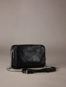 Chain Camera Bag, Black, hi-res