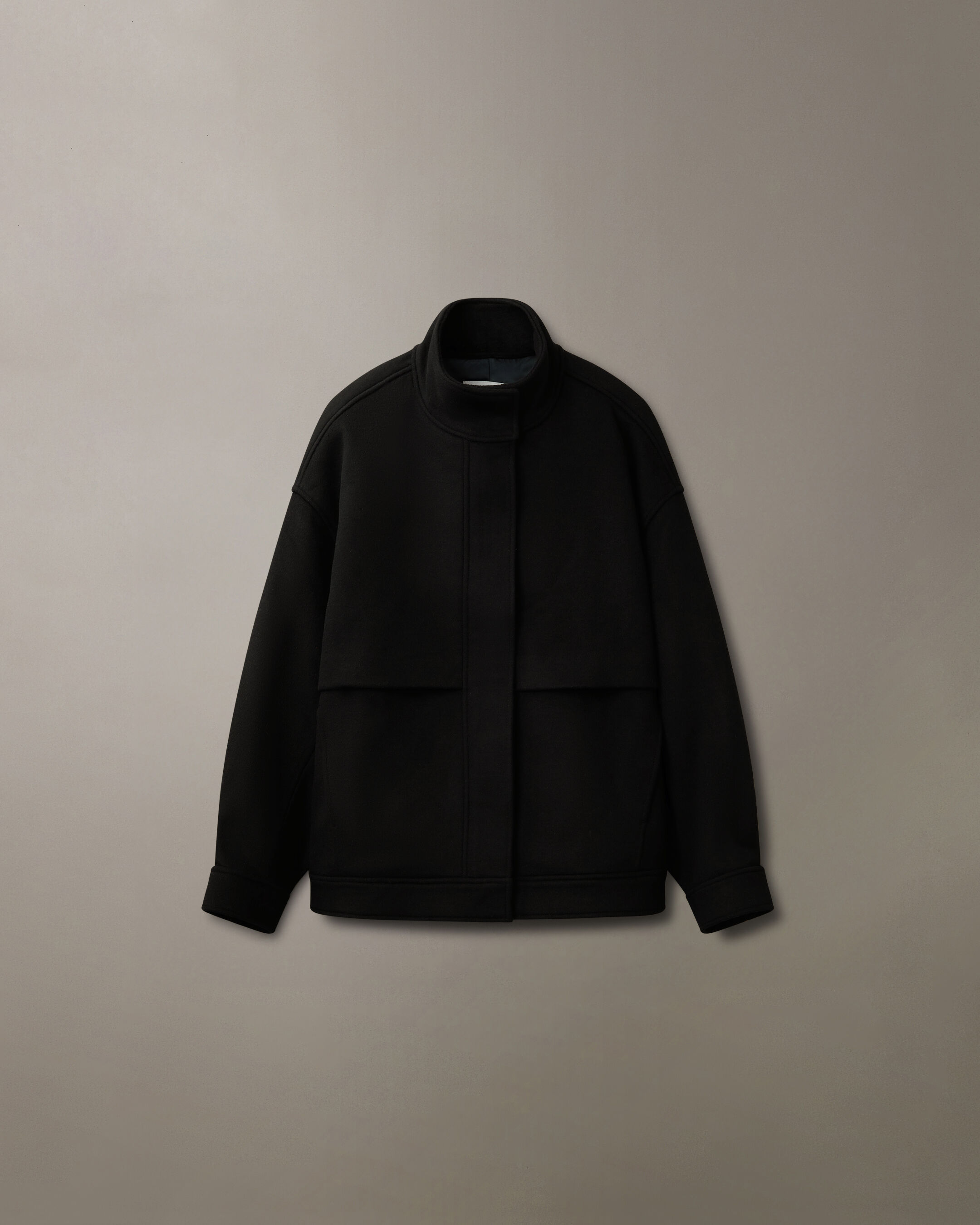Short Bomber jacket Black - Fluff