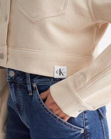 PREMIUM ESSENTIALS 短版卡車外套, Classic Beige, hi-res