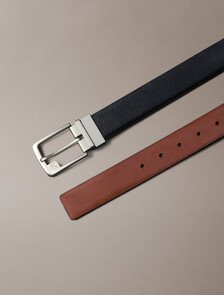 SSNL MN FRM BCKL 35MBlck / CK Cgnc, Black / CK Cognac / Pewter, hi-res