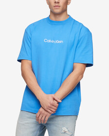 Calvin Logo 圓領上衣, PALACE BLUE-400, hi-res