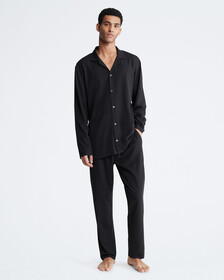 CK Black Pyjama Pants, Black, hi-res