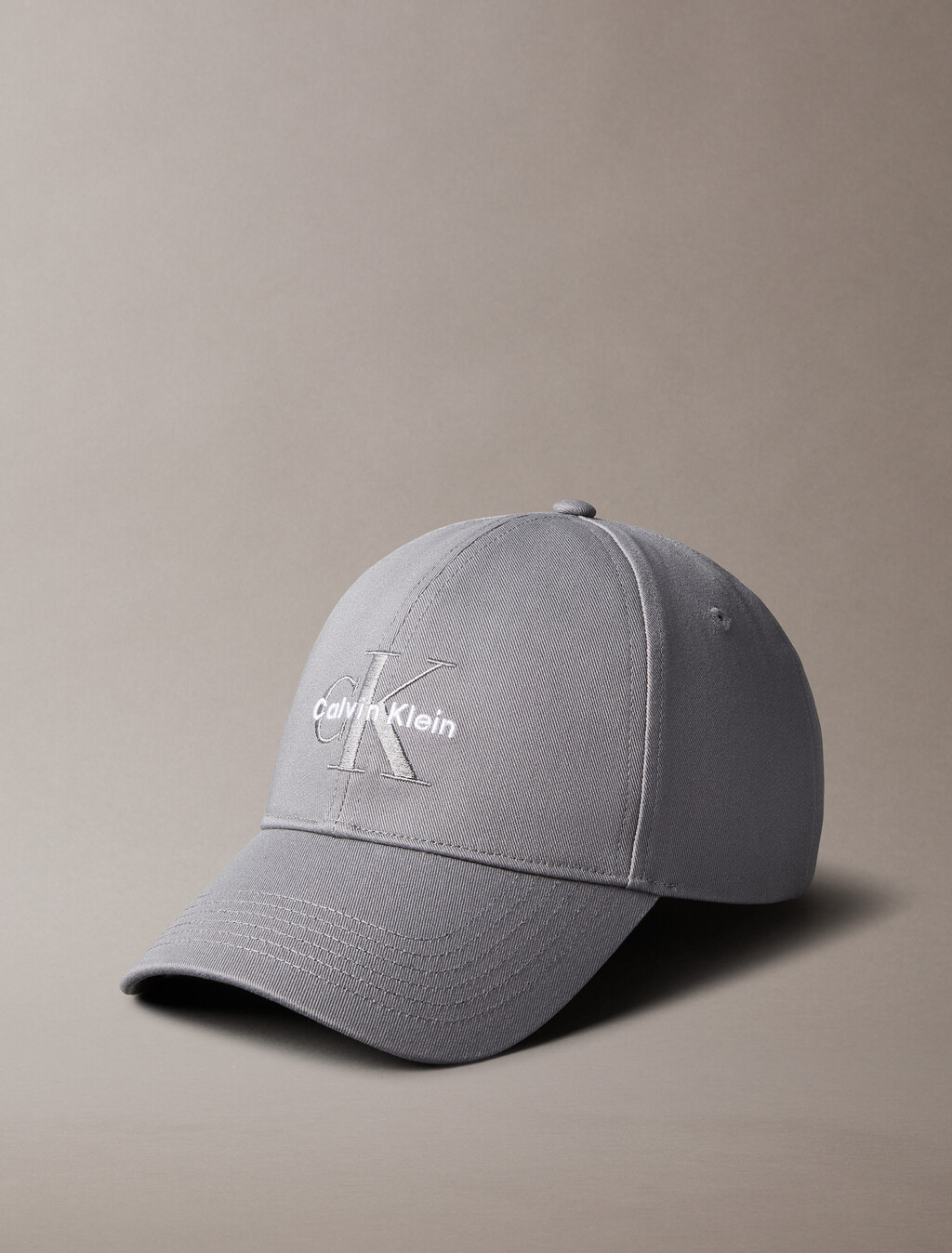 Twill Logo Cap, Charcoal Gray, hi-res