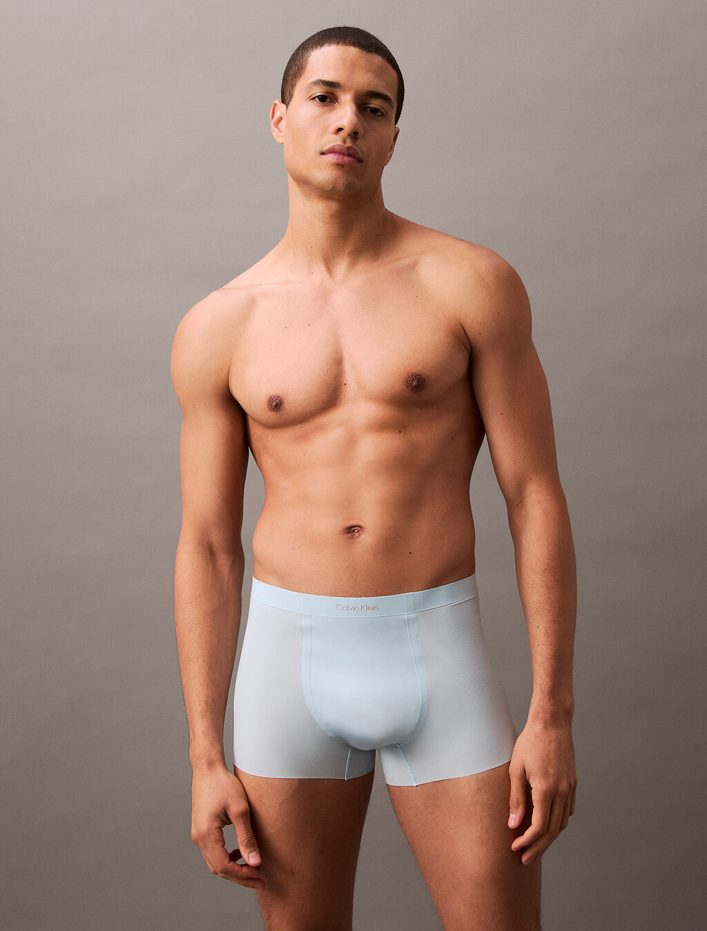 CK Black Bonded Micro Low Rise Trunks, Stratosphere, hi-res