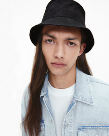 ORGANIC COTTON BUCKET HAT, MONO ALLOVER, hi-res