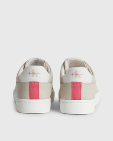 LEATHER TRAINERS, Eggshell/Ancient White, hi-res