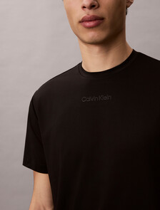 Icon Sport 運動網布短袖 T 恤, Black, hi-res