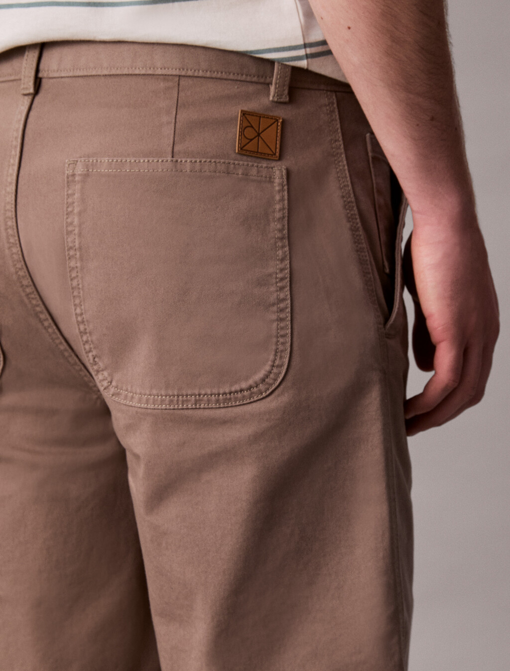 90s Baggy Chino Short, Taupe Tone, hi-res