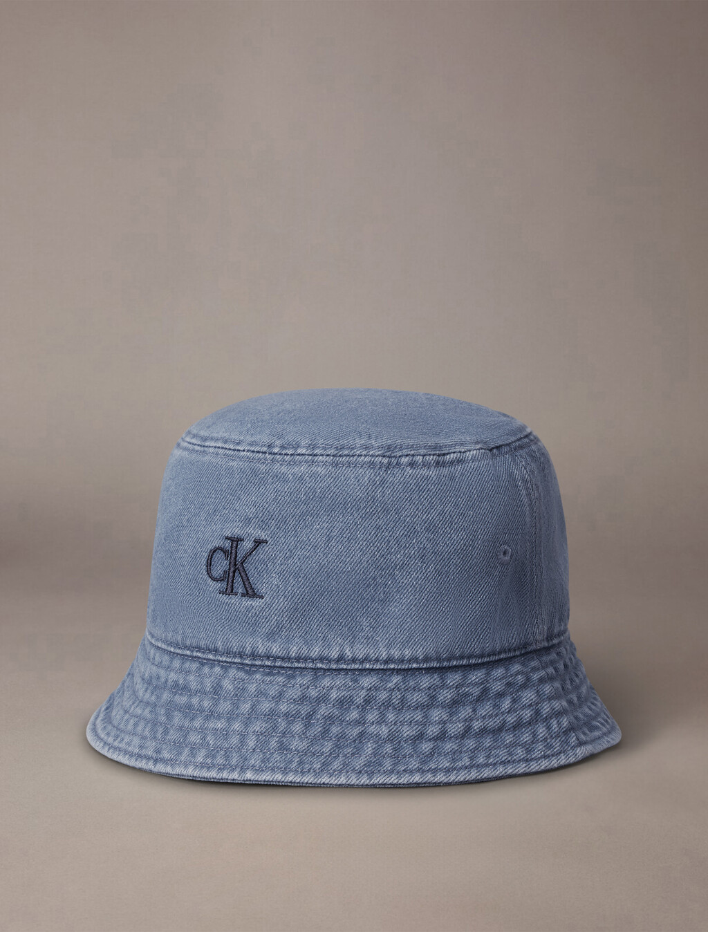 細小 Monogram 標誌牛仔漁夫帽, New Blue, hi-res