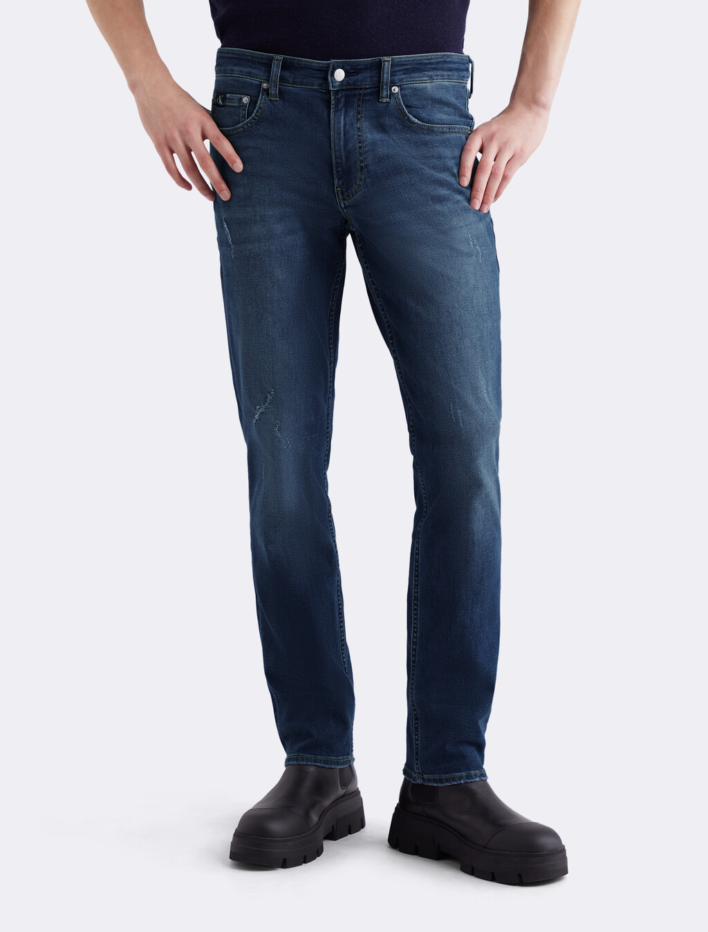 Eco Cool Body 塑身牛仔褲, 036 DARK BLUE, hi-res