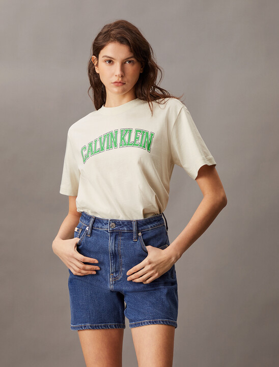 Standard Logo Boxy Varsity Tee
