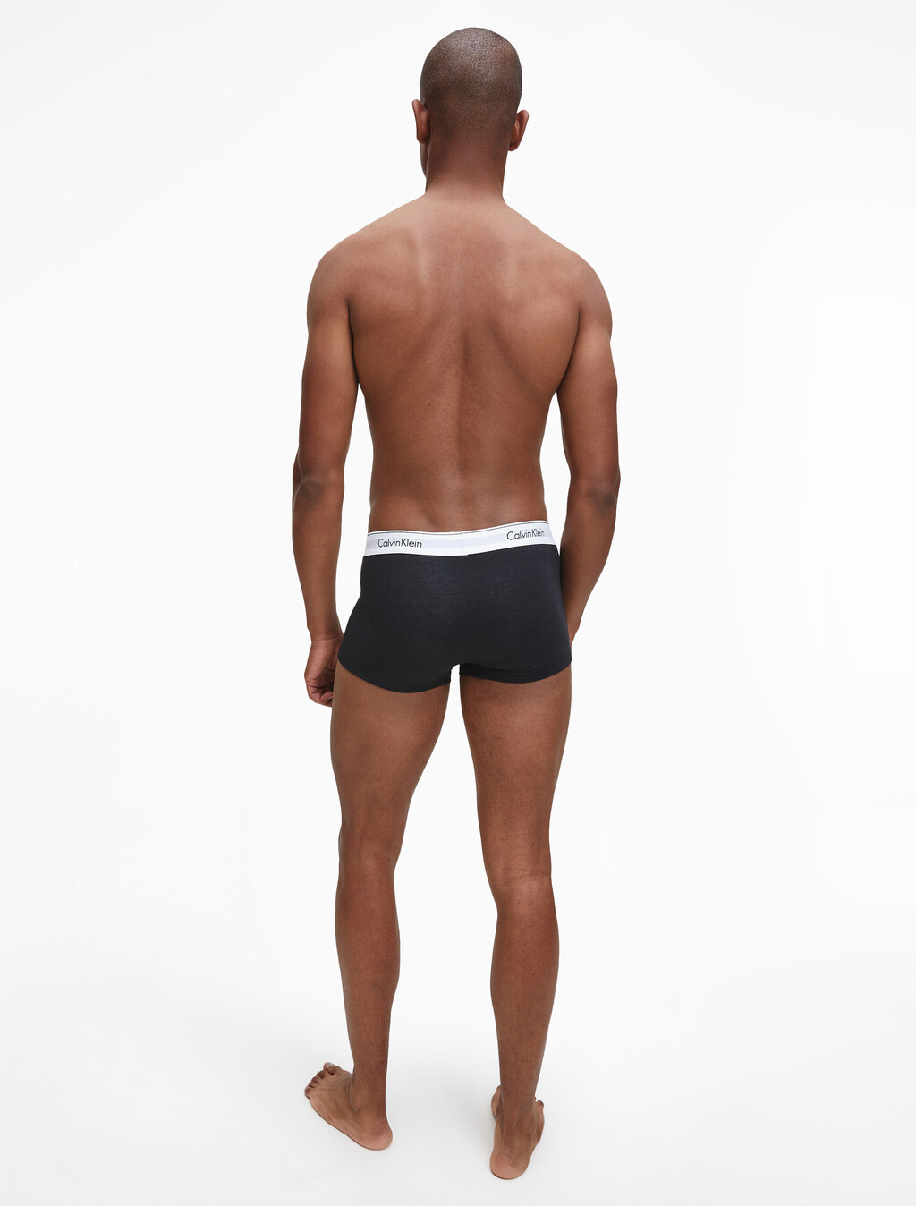 Cotton Stretch 低腰貼身短版四角褲（3 件組）, 1 Black / 1 White / 1 Grey Heather, hi-res