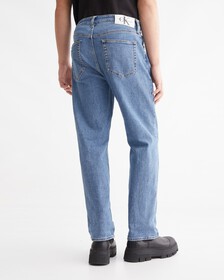 RECONSIDERED 90S STRAIGHT RECYCLED COTTON JEANS, Mid Blue, hi-res
