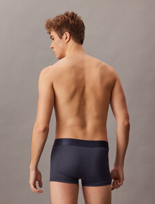 低腰平口內褲 - Micro Stretch Logo, TEENIE DELUSTER EMBLEM_RICH PURPLE, hi-res