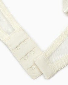 CK Black Bridal Lightly Lined Plunge Bra, Ivory, hi-res