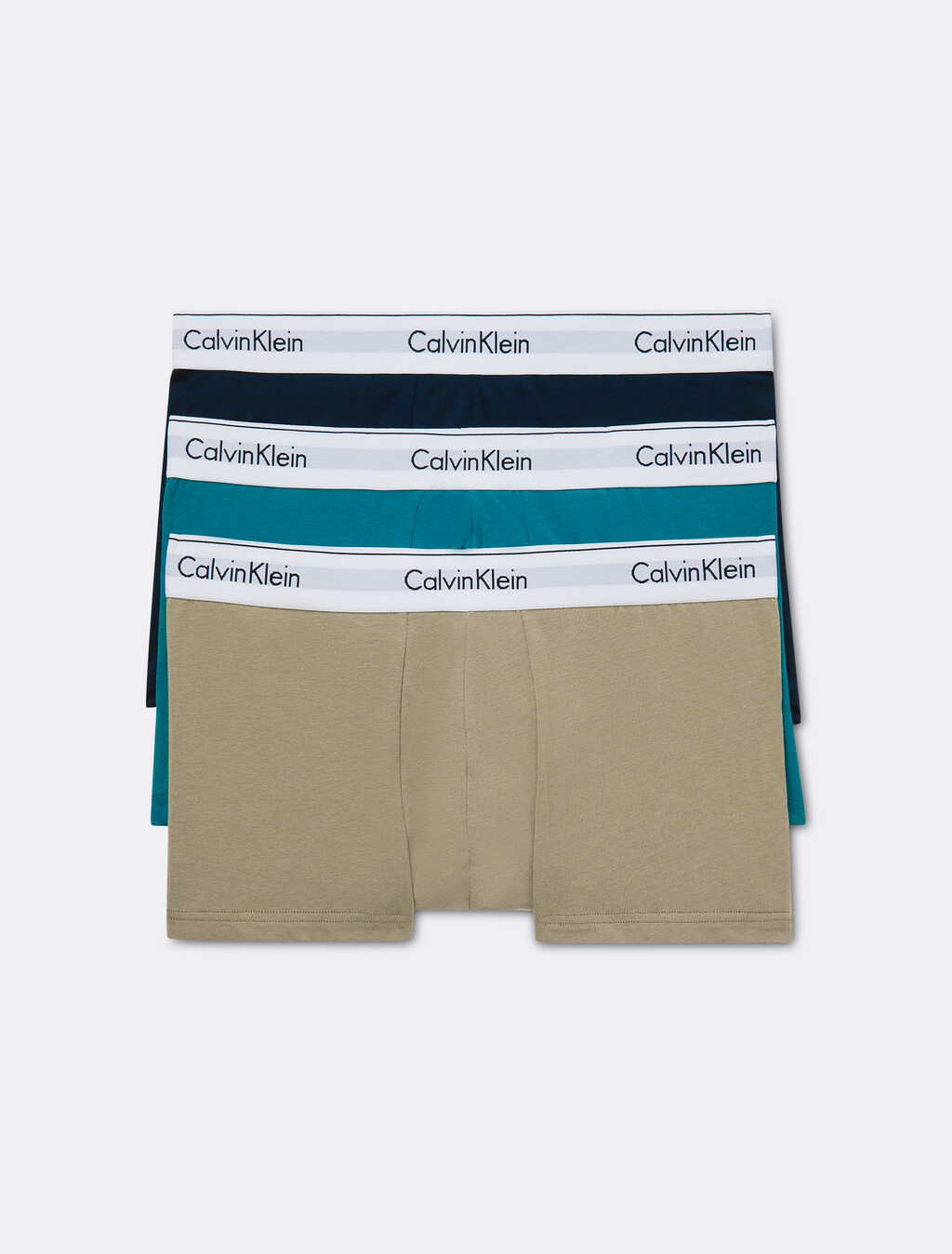 Calvin Klein Icon Cotton 貼身四角褲（3 件組）, SHORELINE, hi-res
