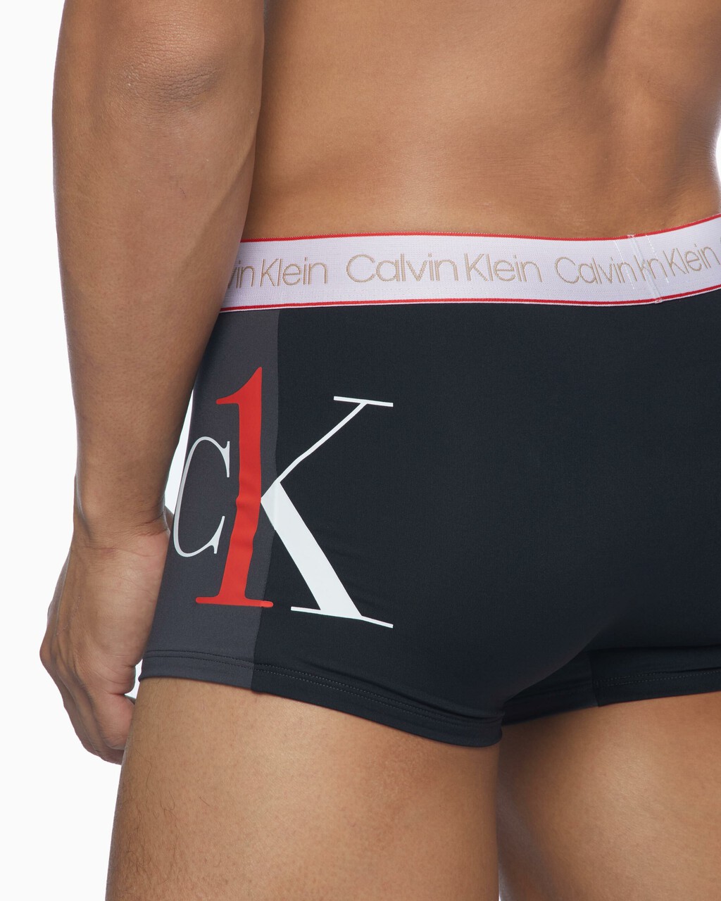 CK ONE GRAPHIC LOGO MICRO LOW RISE TRUNK, Void, hi-res
