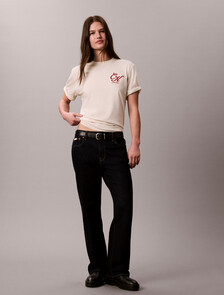 Script Logo T-Shirt, Turtledove, hi-res