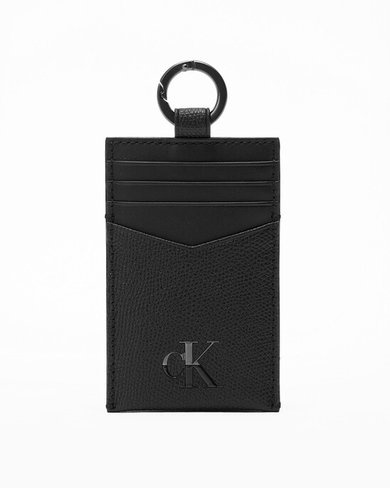 LEATHER LOGO HARDWARE CARDHOLDER