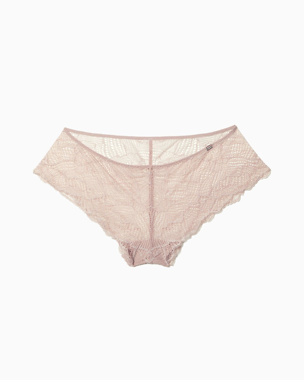 Scalloped Lace Hipster, natural