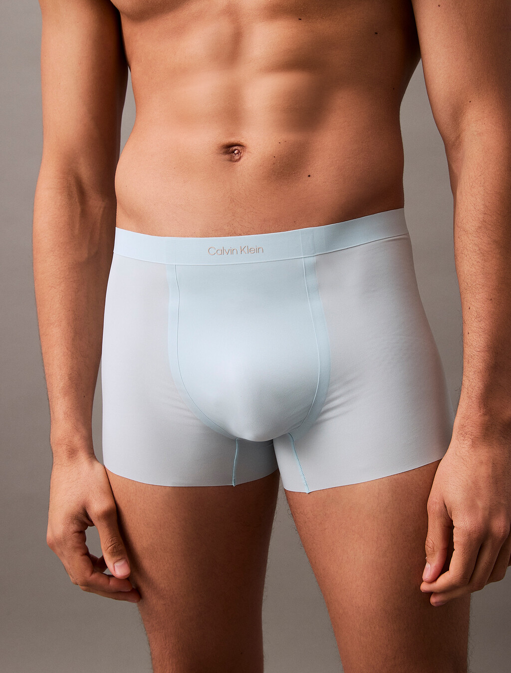 CK Black Bonded Micro Low Rise Trunks, Stratosphere, hi-res