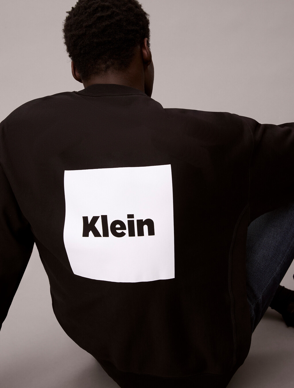 Premium Fleece Logo Graphic Relaxed Sweatshirt, Black, hi-res