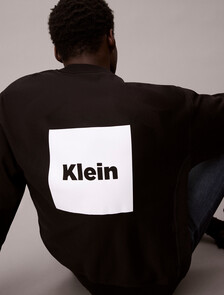 Premium Fleece Logo Graphic Relaxed Sweatshirt, Black, hi-res