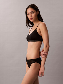 Bralette - Icon Logo Lace, Black, hi-res