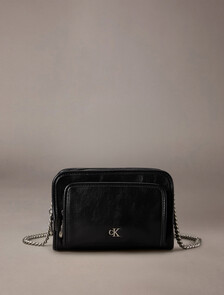 Chain Camera Bag, Black, hi-res