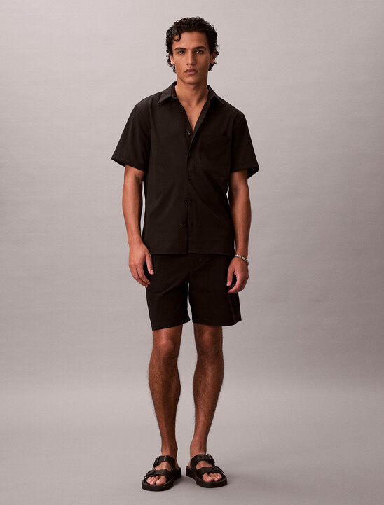 Seersucker Short Sleeve Shirt