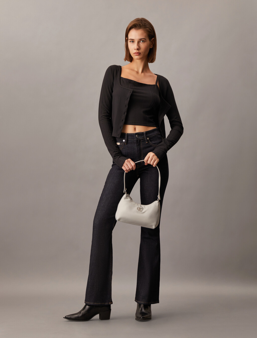 CK Sleek Shoulder Bag, Mirage Gray, hi-res