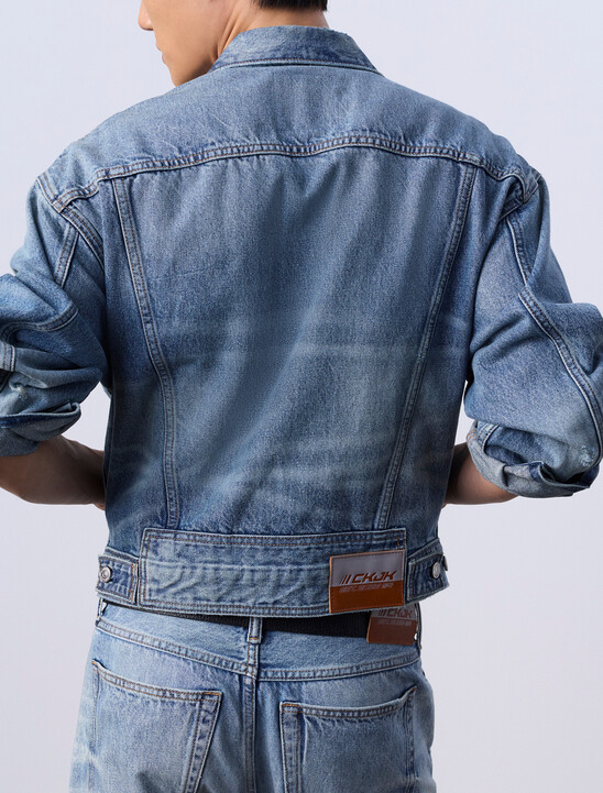 Jung Kook for Calvin Klein 90s Denim Trucker Jacket