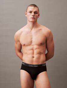 Micro Stretch Cooling Hip Brief, Black, hi-res