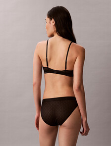 Bralette - Icon Logo Lace, Black, hi-res