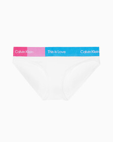 Pride Color Block Bikini, White, hi-res