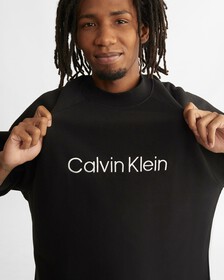 RELAXED LOGO RAGLAN TEE, Black Beauty, hi-res