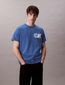 Sport Monogram Graphic Logo T-Shirt, Royal Lagoon, hi-res
