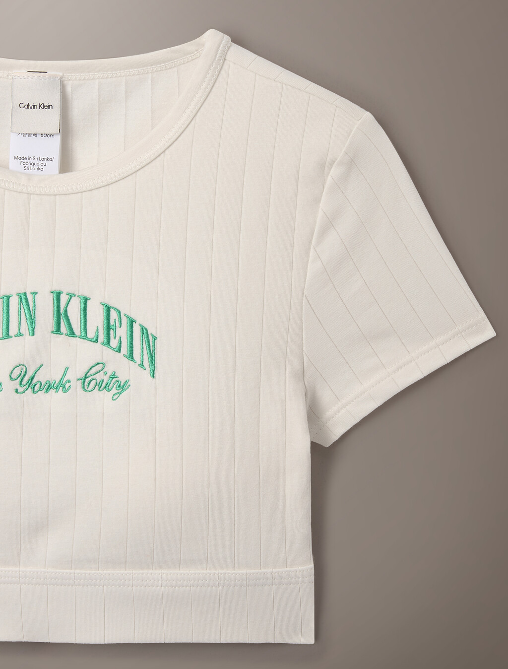 Heritage 經典棉質彈性 T 恤胸圍, Tofu, hi-res