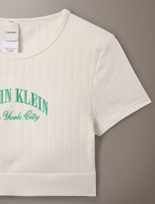 Heritage 經典棉質彈性 T 恤胸圍, Tofu, hi-res