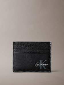 Monologo Card Holder, Black, hi-res