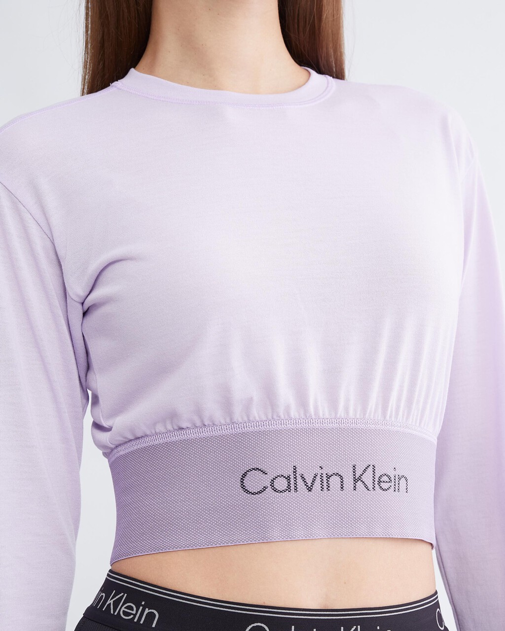Icon Relaxed Cropped Tee, PASTEL LILAC, hi-res