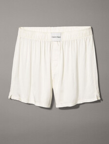 Pure Sheen Pyjama Shorts, WHITE ONYX, hi-res