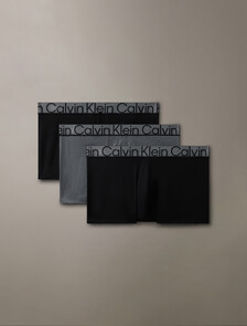 3 件套組 Graphite 低腰平口內褲, Black/BLACK HEATHER/Black, hi-res