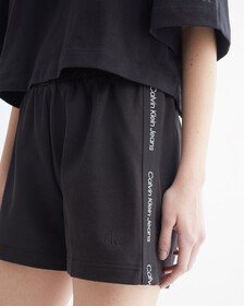 Side Logo Tape Sweatshorts, Ck Black, hi-res