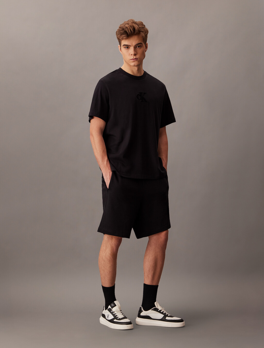 Monogram T 裇, Black, hi-res