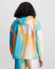 Recycled Nylon Multicolour Windbreaker, Gradient Shift, hi-res