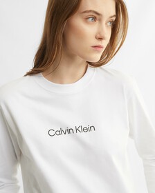 CK STANDARDS BOXY LONG SLEEVE TEE, Brilliant White, hi-res