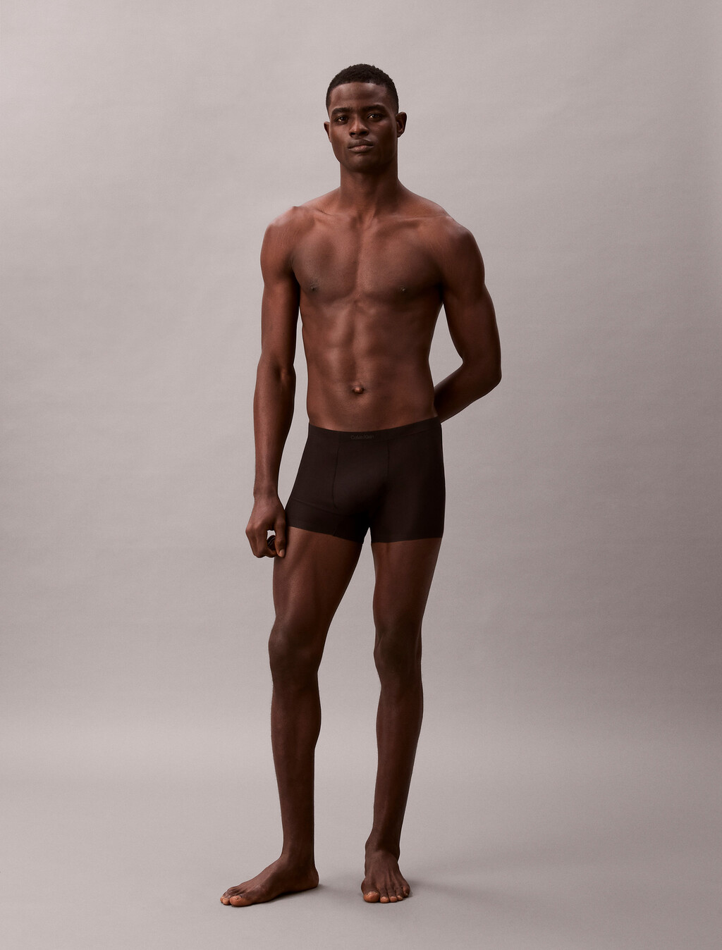 Invisibles Microfiber Mesh Trunk, Black, hi-res