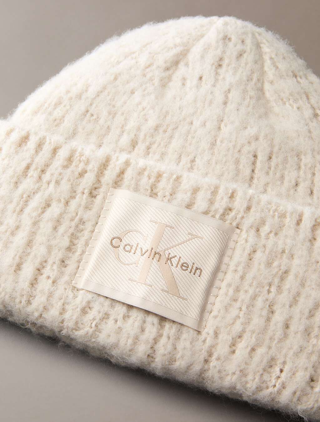 Plush Satin-Lined Beanie, Light Hay, hi-res