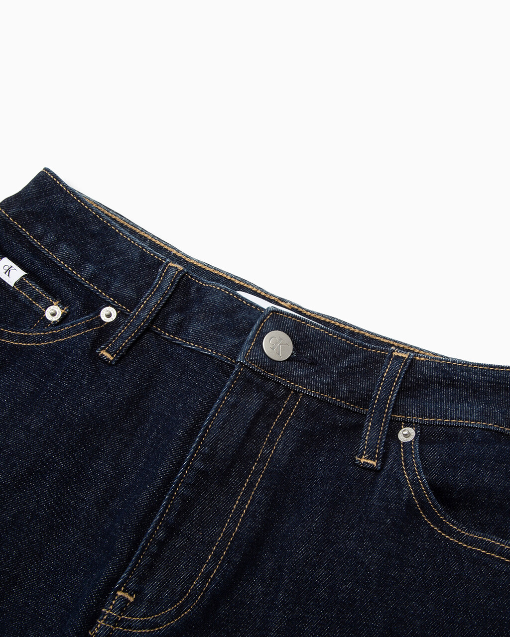 HIGH-RISE RELAXED JEANS, Rinse Blue Pocket Label, hi-res